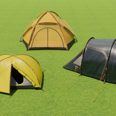 Modern outdoor tent