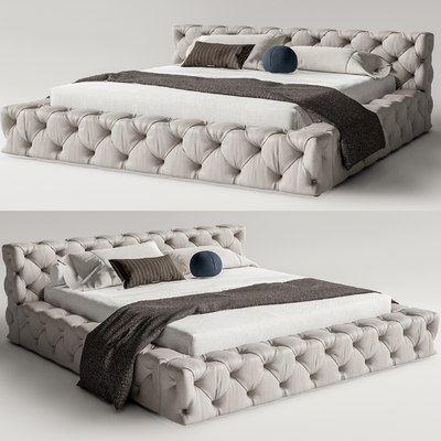 Baxter Heaven Pull-button Double Bed