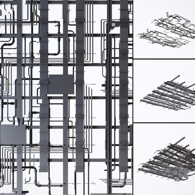 modern multi-layer air conditioning fire pipe