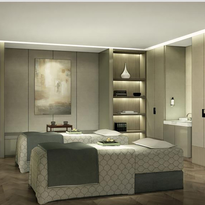 Modern spa care room