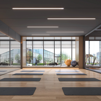 Modern Gym Yoga Studio