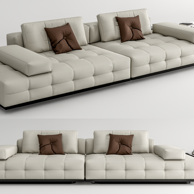 Minotti fabric multi-person sofa