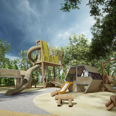 Modern Children's Activity Park