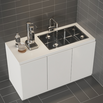 Modern cabinet sink wash basin