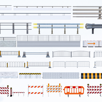 Modern road guardrail municipal guardrail railing