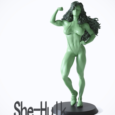 Modern Marvel Female Hulk Hand Sculpture