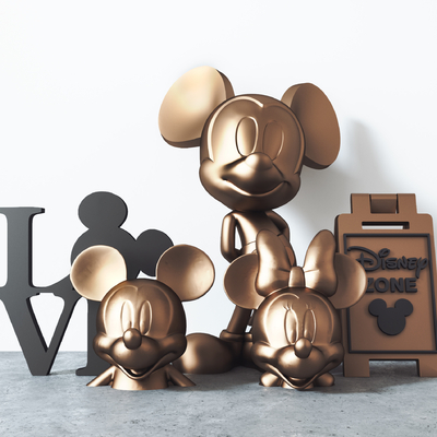 Modern Disney Mickey Mouse Art Toy Sculpture