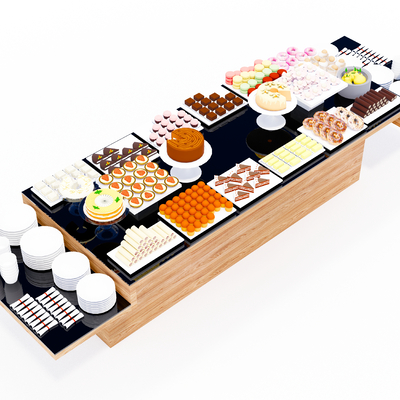 Modern self-service sushi table