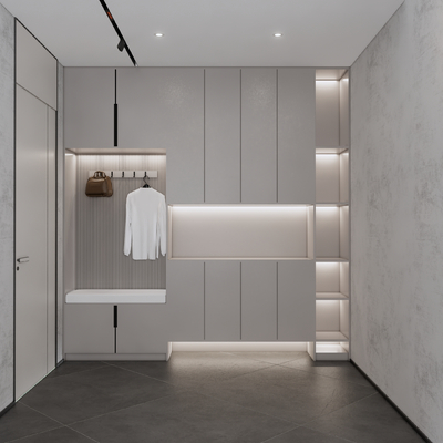 modern shoe cabinet foyer