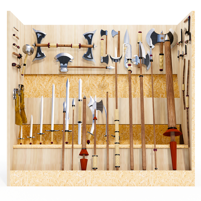 Modern cold weapon tool rack