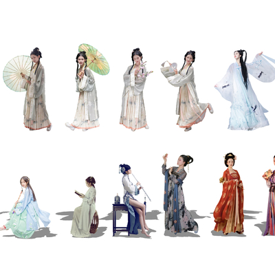 Antique Beauty Hanfu Beauty