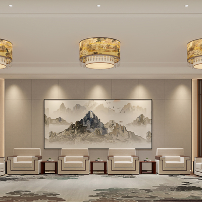 New Chinese-style reception room