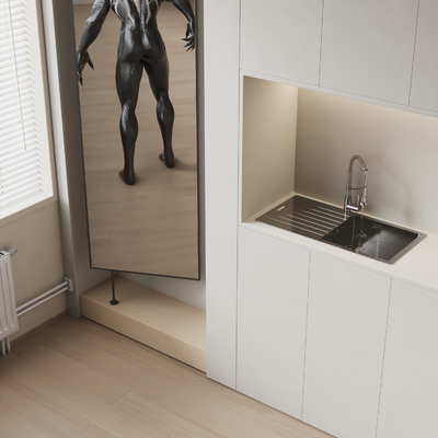 Modern cabinet sink