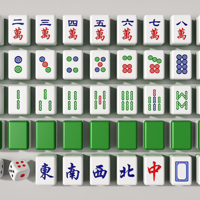 Modern Mahjong Dice