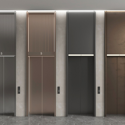 modern elevator door