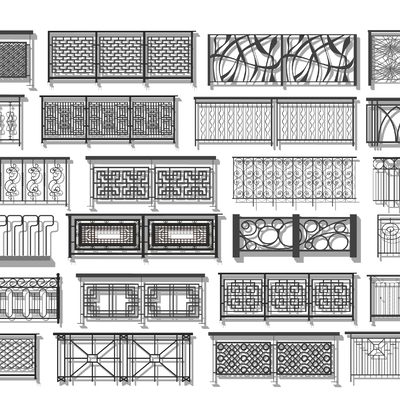 Modern Railing Iron Railing