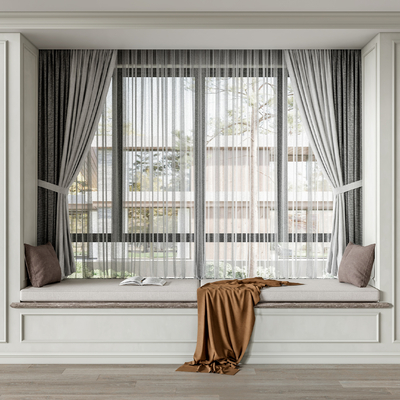 French Bay Window Curtain