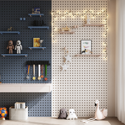 Modern hole board wall decoration