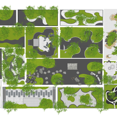 Micro-terrain dry landscape small soil slope Zen landscape