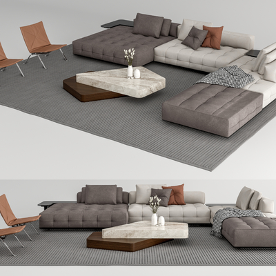 Minotti corner sofa