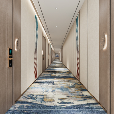 Modern Hotel Corridor