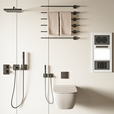 Modern Shower Toilet Towel Rack