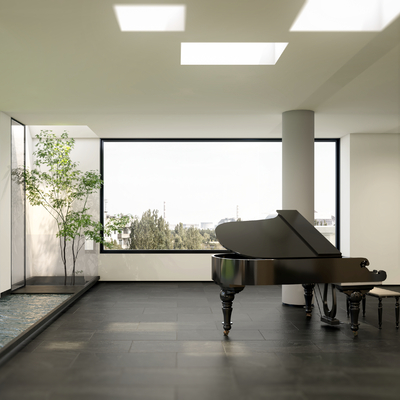 Modern Piano Room Practice Room