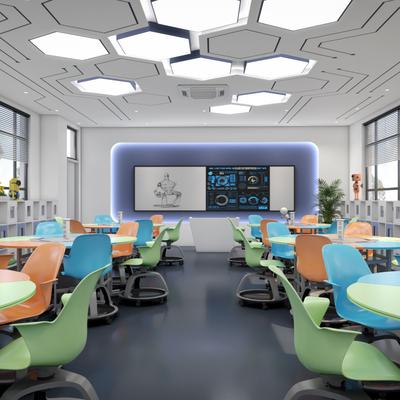 Modern Science and Technology Classroom