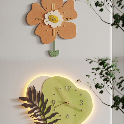 Affordable Luxury Style Flower Wall Clock