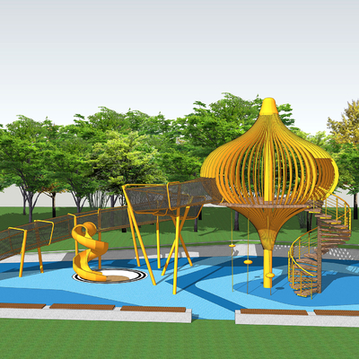 Modern Park Outdoor Sports Recreation Area