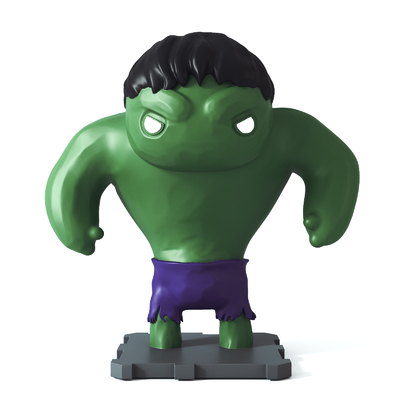 Modern Q version Hulk Art Toy