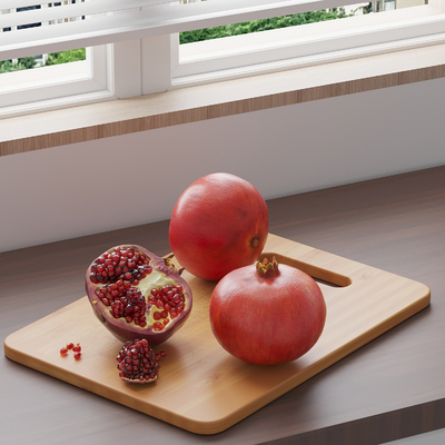 Pomegranate Fruit Chopping Board