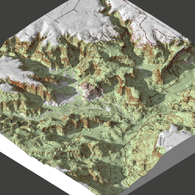 modern terrain valley