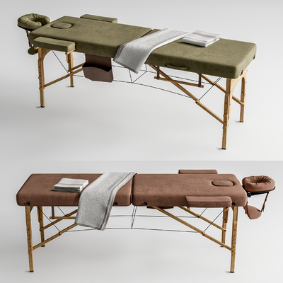 Modern spa massage bed