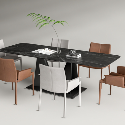 Poliform Dining Table and Chair