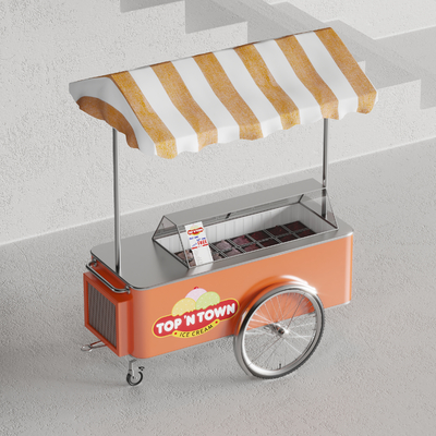 Modern Ice Cream Cart