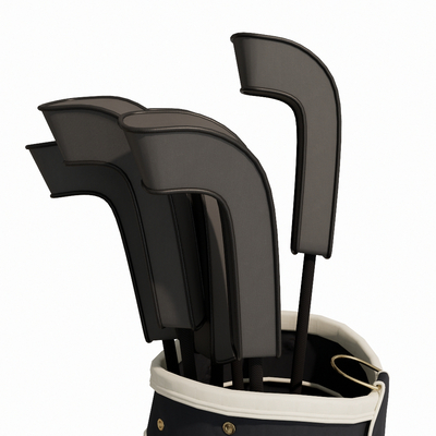 Modern navy blue golf bag