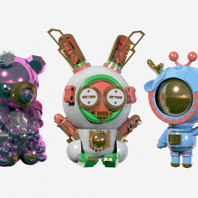 Cartoon Art Toy sculpture ornaments