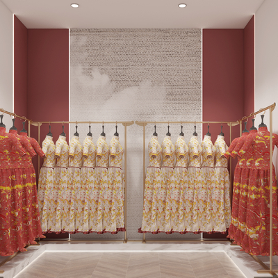 New Chinese Wedding Dress Xiuhe Hanging Area