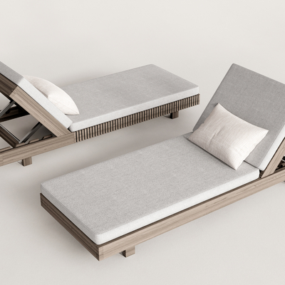 Modern Outdoor Lounger Beach Lounger