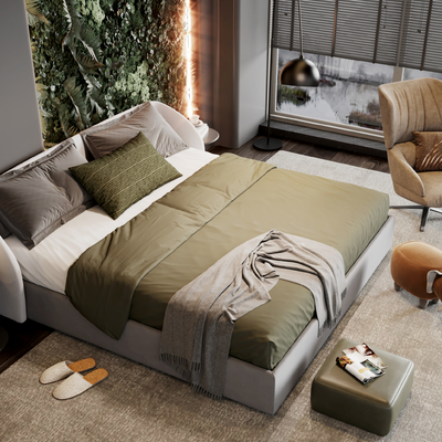 Minotti double bed