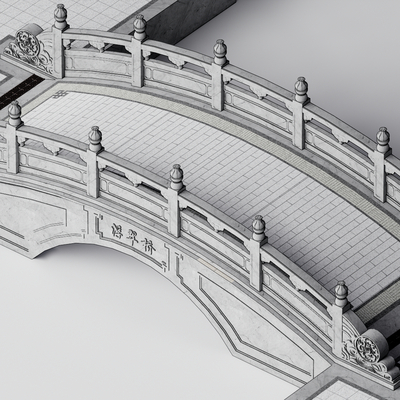 Neo-Chinese Style Stone Bridge Stone Arch Bridge