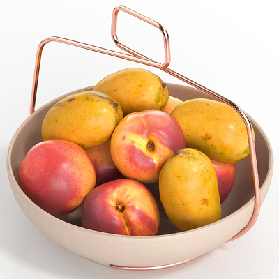 Mango Peach Fruit Fruit Plate