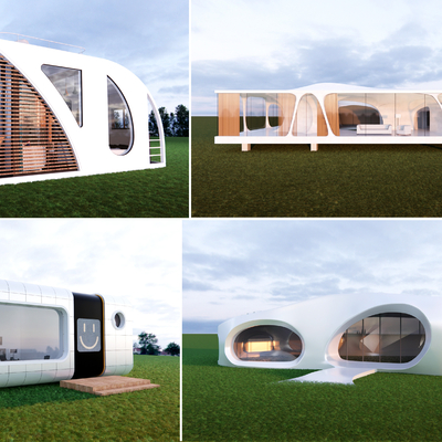 Modern Homestay Space Capsule Appearance