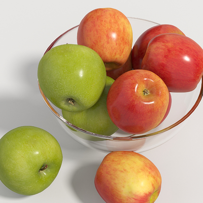 Modern Apple Fruit Plate