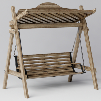 Solid Wood Swing Outdoor Hanging Chair