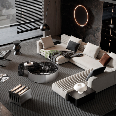 Minotti corner sofa