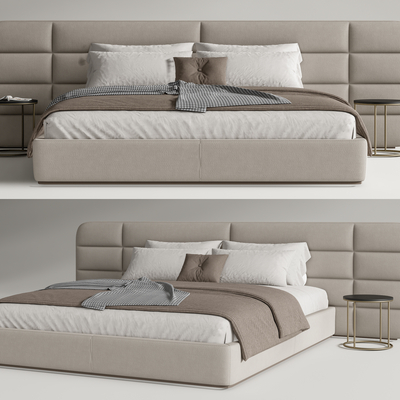 Minotti double bed