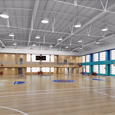 Modern Indoor Basketball Hall