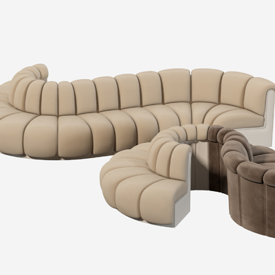 Modern Multiplayer Sofa Shaped Sofa